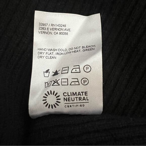 Reformation Fernando Long Sleeve Turtleneck Cashmere Ribbed Knit Maxi Dress Sz S - Picture 13 of 15